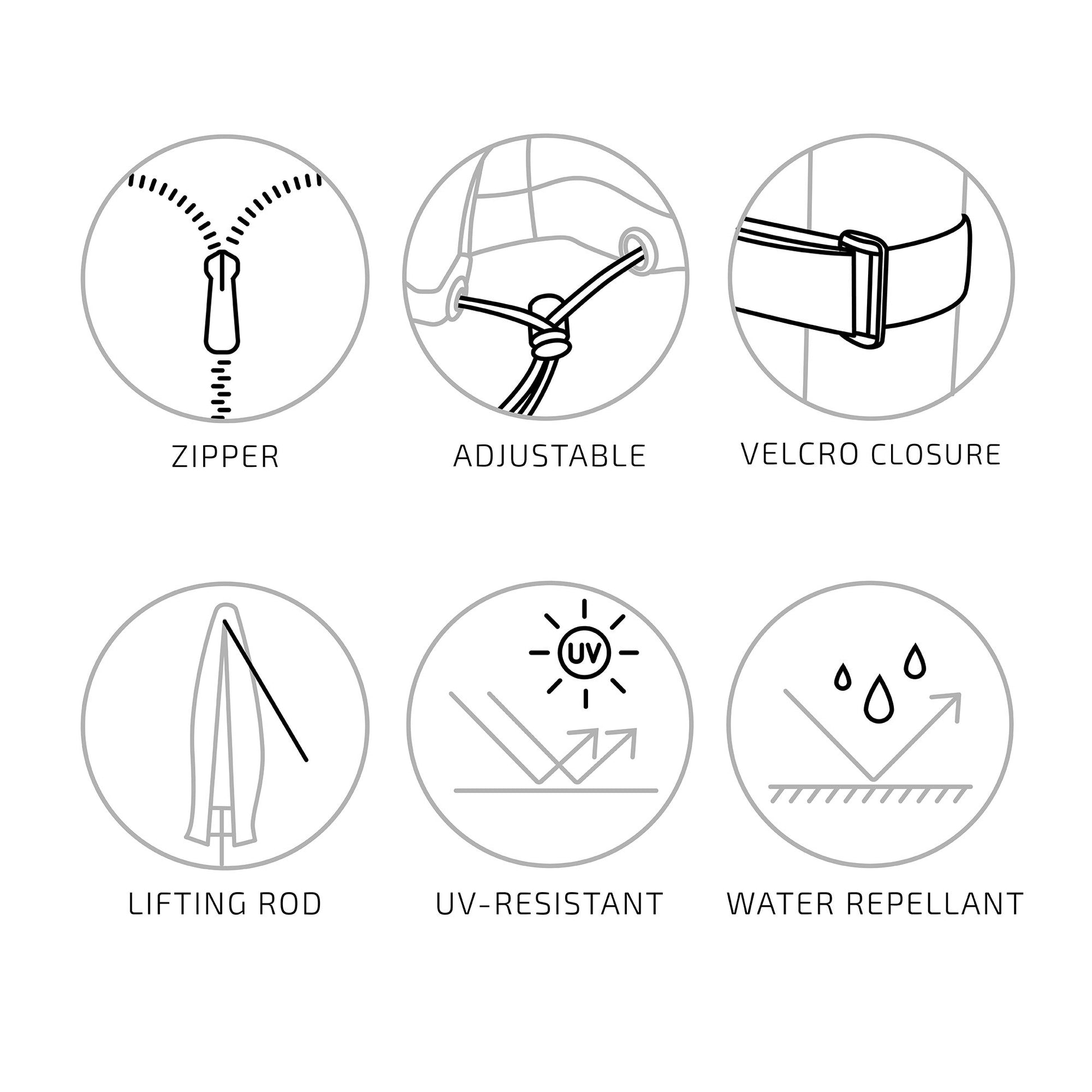 Luxury Husa de protectie premium pentru umbrela suspendata