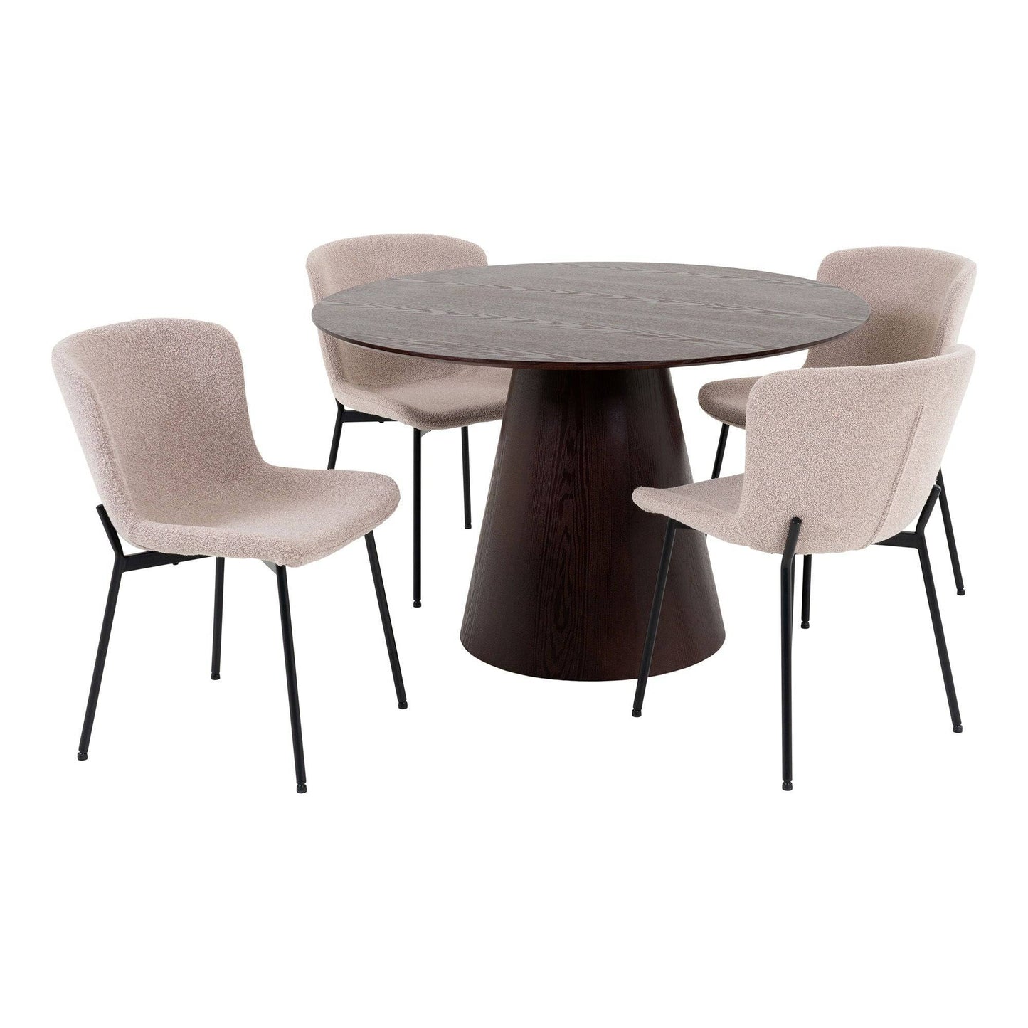 Bolton and Maceda Set masa de dining si 4 Scaune de dining