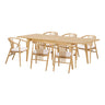 Set de dining cu masa si 6 scaune Darwin si Agustin