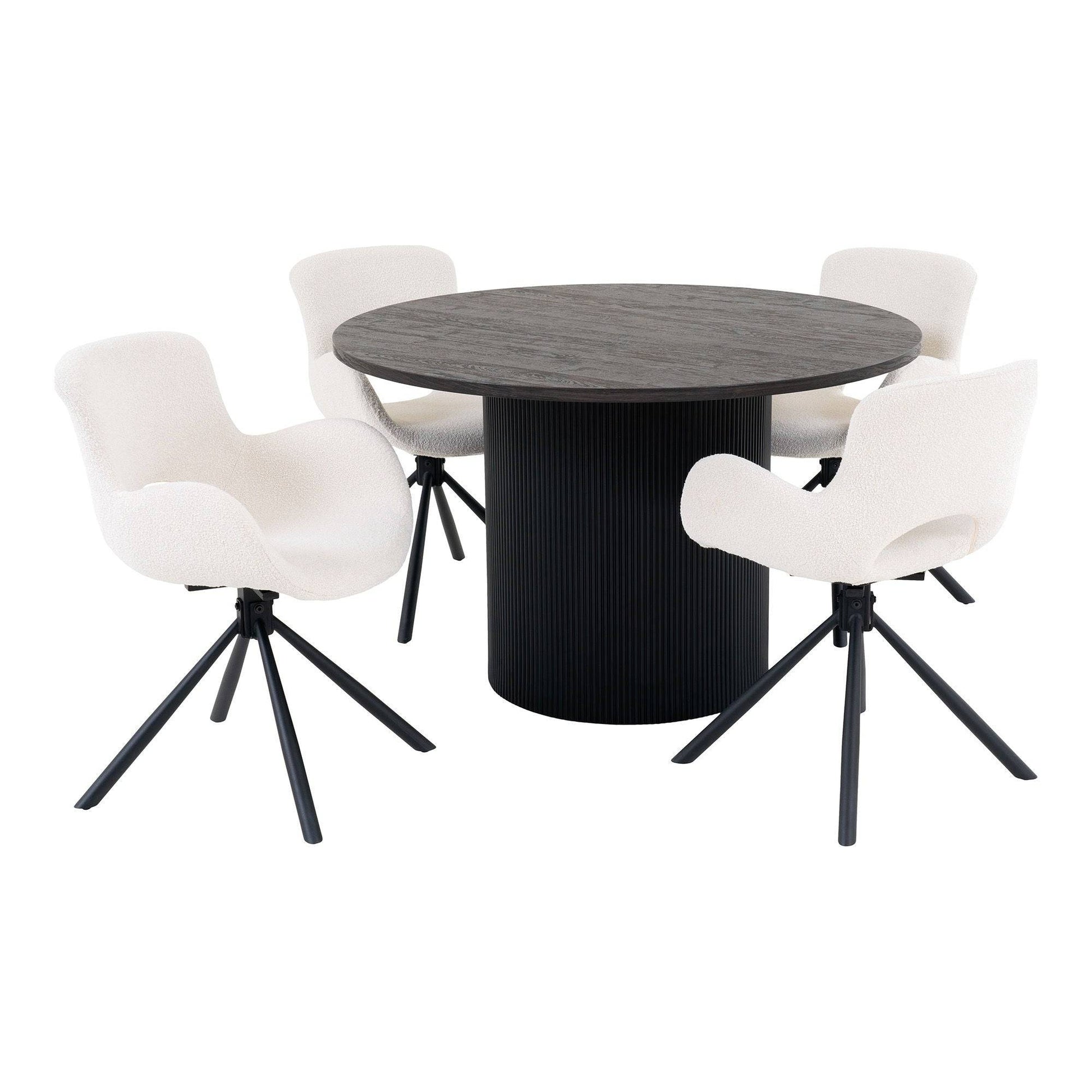 Boavista and Amorim Set Masa de dining si 4 Scaune de dining