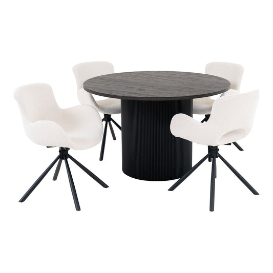Boavista and Amorim Set Masa de dining si 4 Scaune de dining
