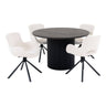 Set masa de dining si 4 scaune de dining Boavista si Amorim