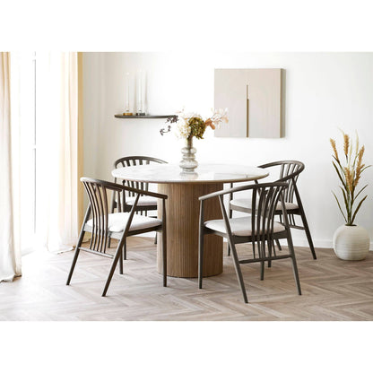 Athens and Agustin Set Masa de dining si 4 Scaun de dining