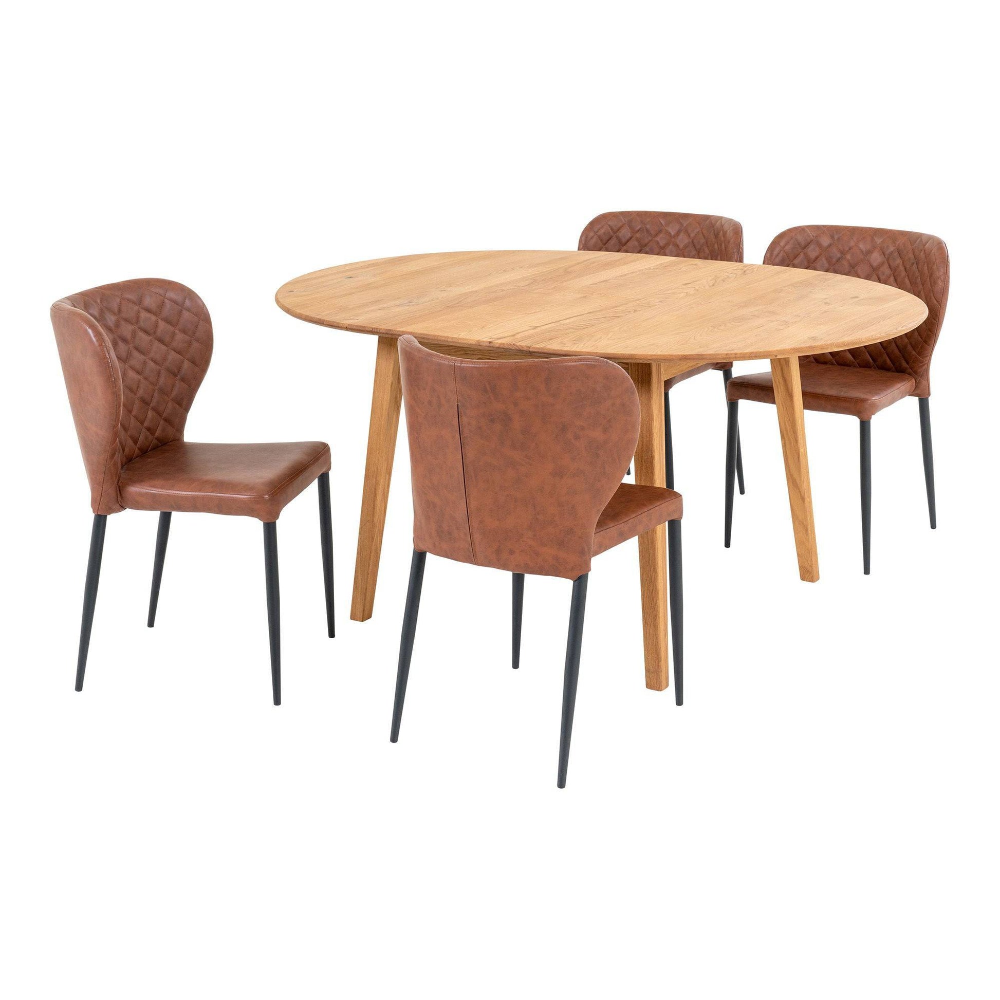 set masa de dining si 4 scaune de dining