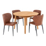 Set masa de dining si 4 scaune de dining Metz si Pisa