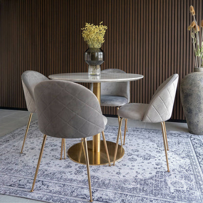 set masa de dining si 4 scaune de dining