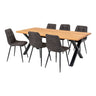 Set masa de dining si 6 scaune de dining Toulon si Middelfart