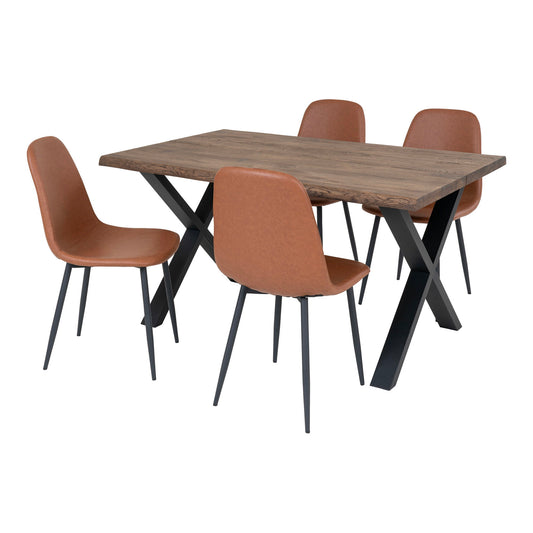 set masa de dining si 4 scaune de dining
