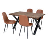 Set masa de dining si 4 scaune de dining Toulon si Stockholm
