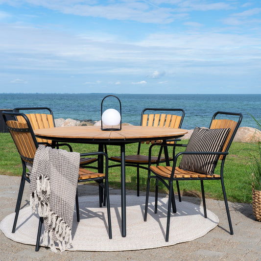 set pentru gradina cu masa de dining si 4 scaune de dining