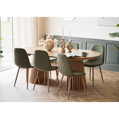 set masa de dining si 6 scaune de dining