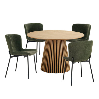 set masa de dining si 4 scaune de dining