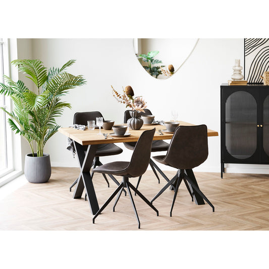 set masa de dining si 4 scaune de dining