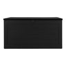 Cutie pentru perne, din plastic negru 146,5x71x75 cm, 680 L