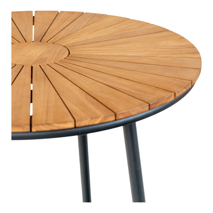 masa de dining cu blat din tec natur