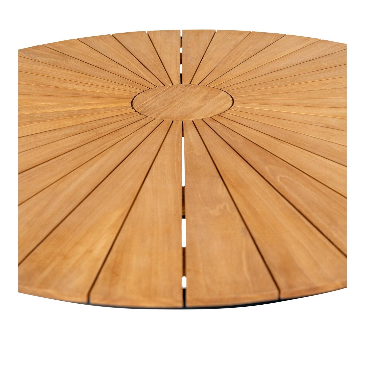 masa de dining cu blat din tec natur