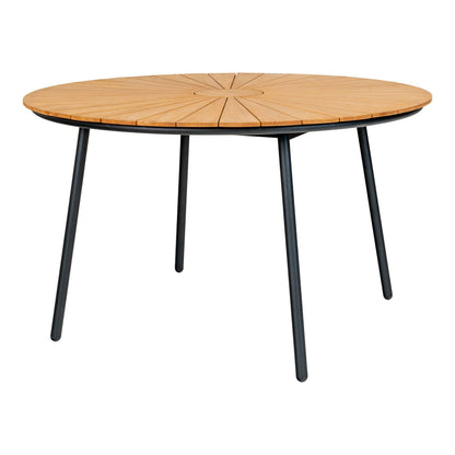 masa de dining cu blat din tec natur