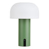 Lampa LED reincarcabila, alba/verde