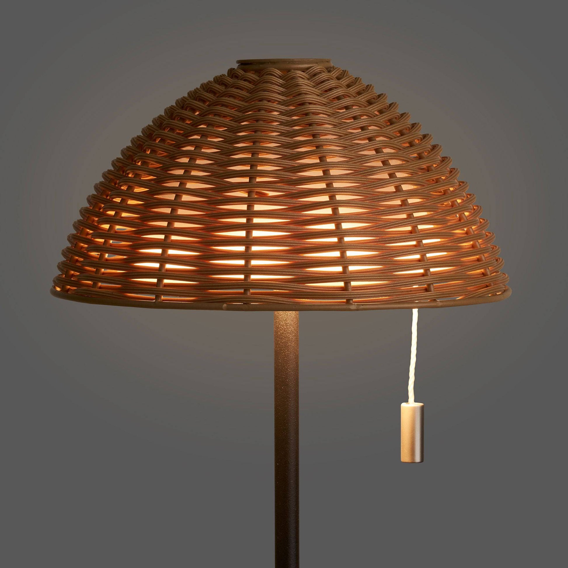 veioza LED reincarcabila din metal