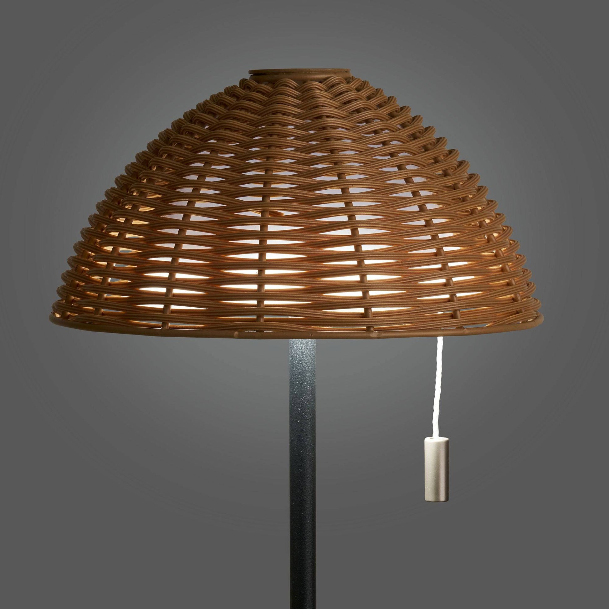 veioza LED reincarcabila din metal