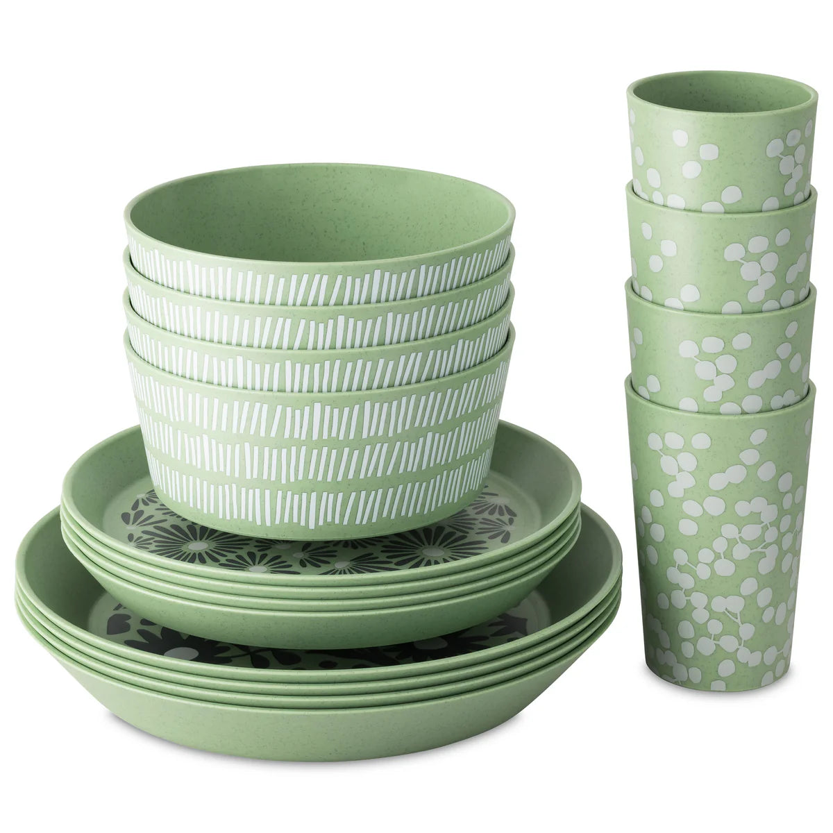 set vesela picnic 16 piese
