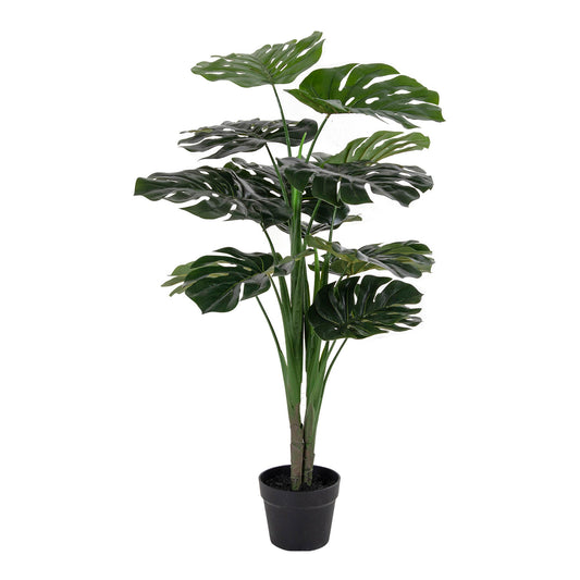 monstera planta artificiala verde
