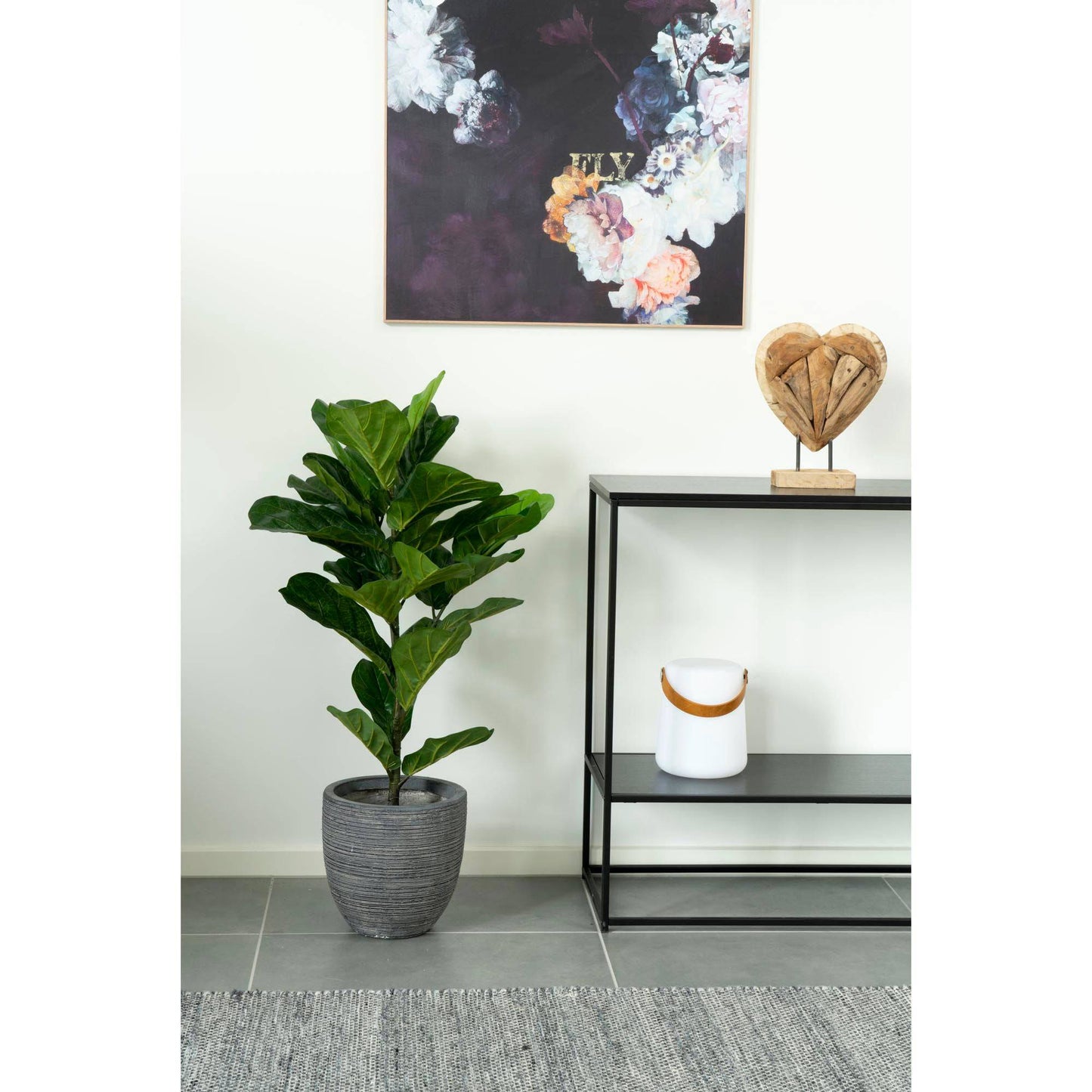 ficus planta artificiala verde