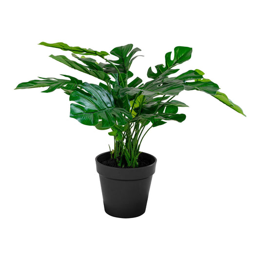 monstera planta artificiala verde