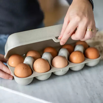 Cutie de transport pentru 10 oua Eggs to go Koziol, pe masa