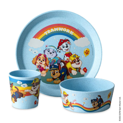 Set vesela pentru copii format din 3piese, cu model Paw Patrol