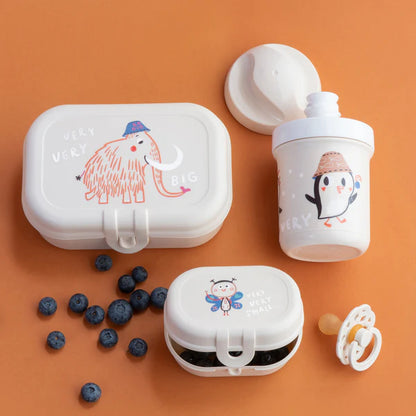 Set cutii gustare și sticlă pentru copii  – Koziol HOP ON / VERY VERY TO GO