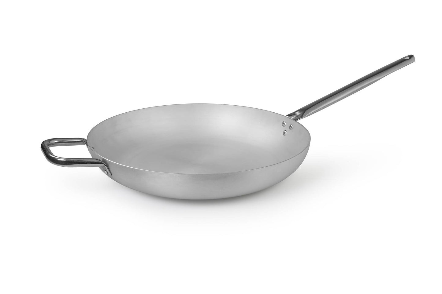 Tigaie profesională din aluminiu pur 99% - rezistență maximă pentru gătit intensiv in HoReCa