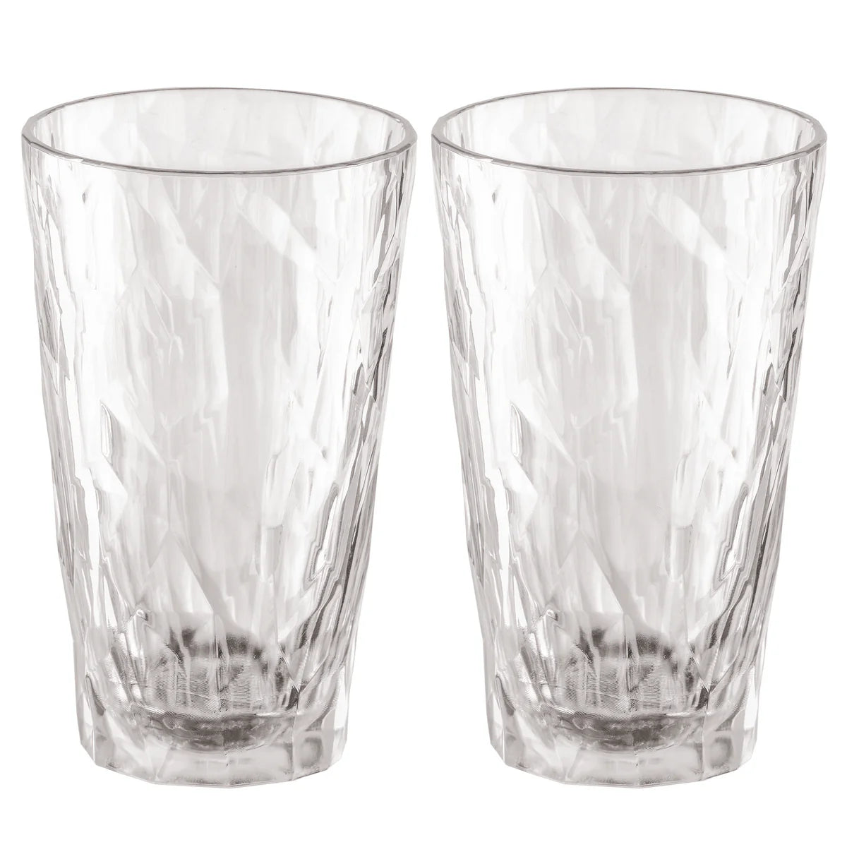 Set de 2 pahare incasabile Koziol no. 6, pe fundal alb