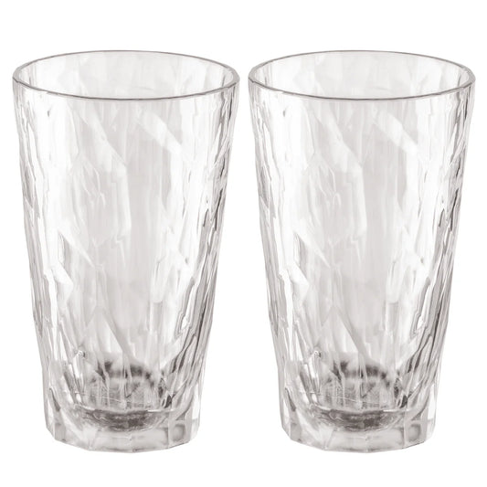 Set de 2 pahare incasabile Koziol no. 6, pe fundal alb