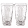 Set 2 pahare incasabile multifuncționale Koziol CLUB No. 6 300 ml