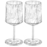Set 2 pahare de vin alb incasabile Koziol CLUB No. 9 Superglas